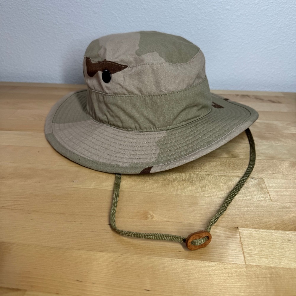 Propper Mens 3 Color Desert Camo Boonie Hat Sz 7 Cotton Ripstop F5501 Tan Brown